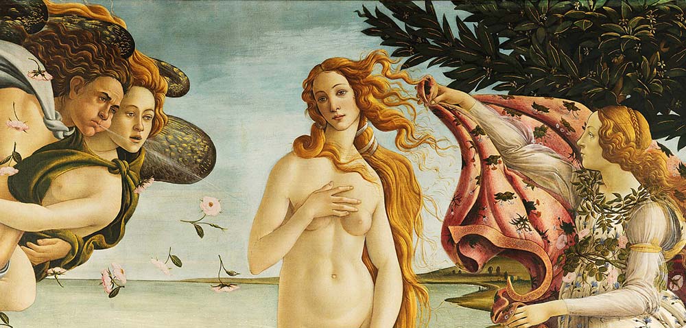 La naissance de Vénus de Botticelli : naissance de la renaissance...