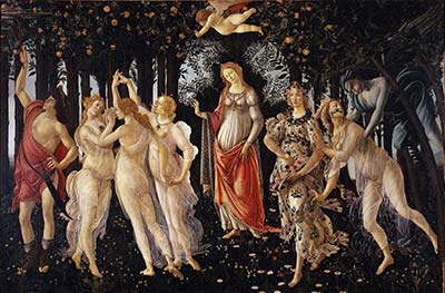le printemps, Botticelli, musée des Offices